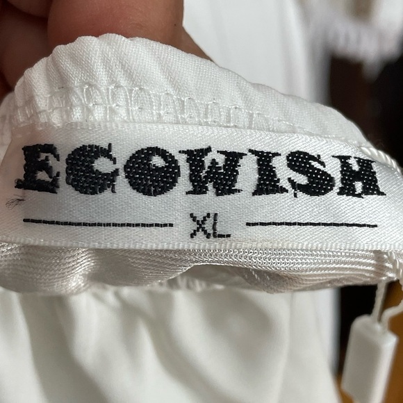 ECOWISH Dress V-Neck Spaghetti Strap Bowknot - Picture 15 of 16